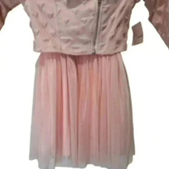 NEW Love To Be Loved Pink Dress And Jacket 2 pieces Girls Sz 4 NWT - Picture 4 of 12